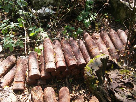 На Черниговщине обнаружено несколько сотен снарядов