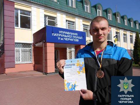 Черниговской патрульный завоевал бронзовую медаль на турнире по вольной борьбе