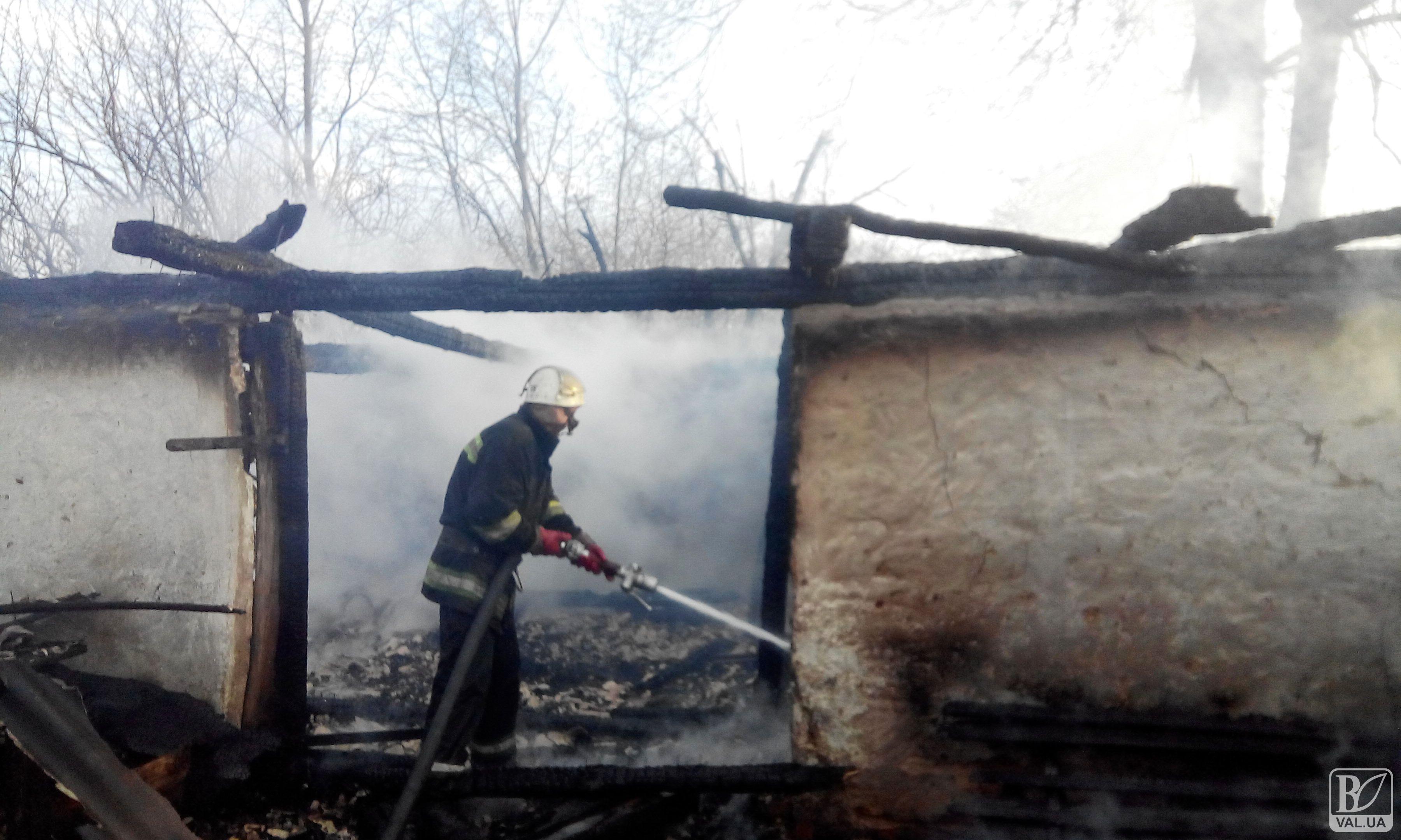 На Чернігівщині 6-річний онук спалив сарай бабусі. ФОТО