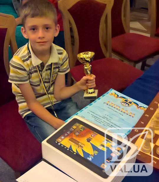 Юний шахіст з Чернігівщини виграв турнір у Києві