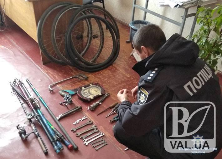 На Чернігівщині злодії обкрадали господарчі будівлі місцевих жителів