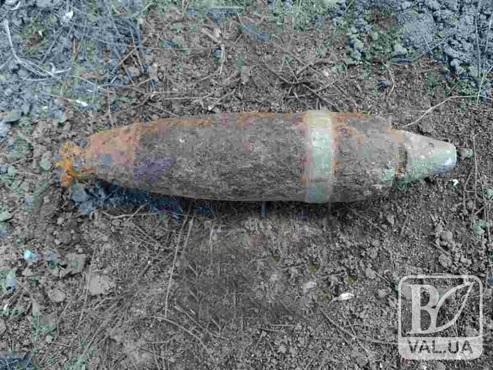 В Анисові знайшли снаряд Другої світової війни