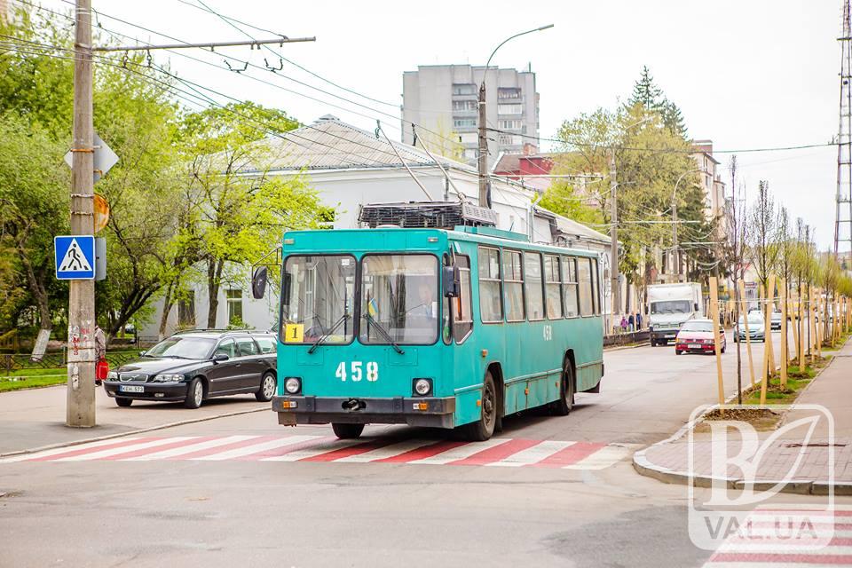 Відсьогодні внесені зміни руху на тролейбусних маршрутах № 1, 8 та 9