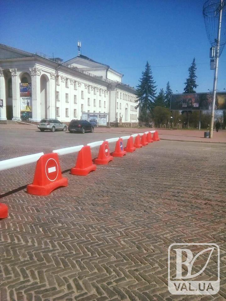 У Чернігові на п’ять днів перекриють Красну площу