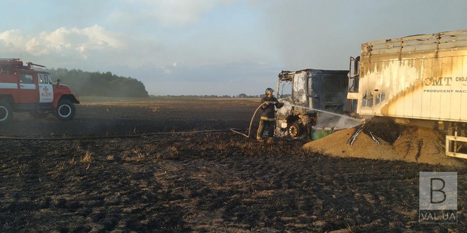 На Черниговщине горело поле фермерского хозяйства