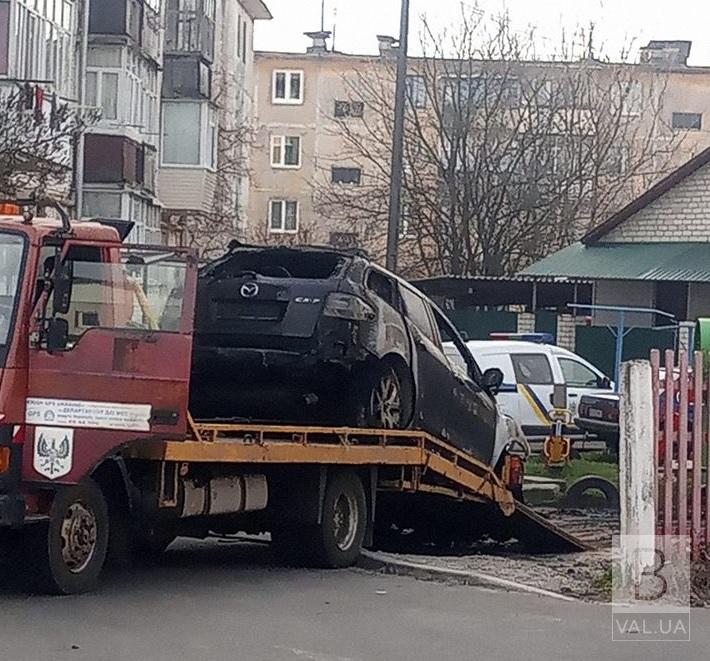 На Любомира Боднарука горела «Mazda»