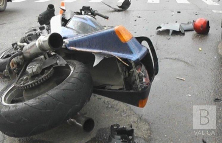 У Чернігові в ДТП постраждав мотоцикліст 