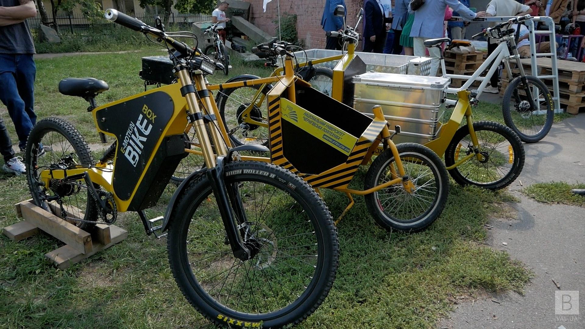 У Чернігові створили електровелосипед, вантажопідйомністю до 500 кг ВІДЕО