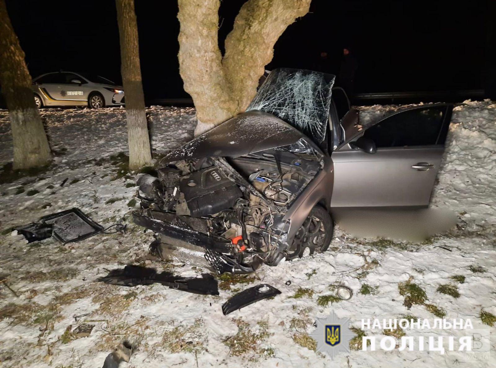 На Прилуччині автівка врізалася в придорожнє дерево: водійка померла на місці