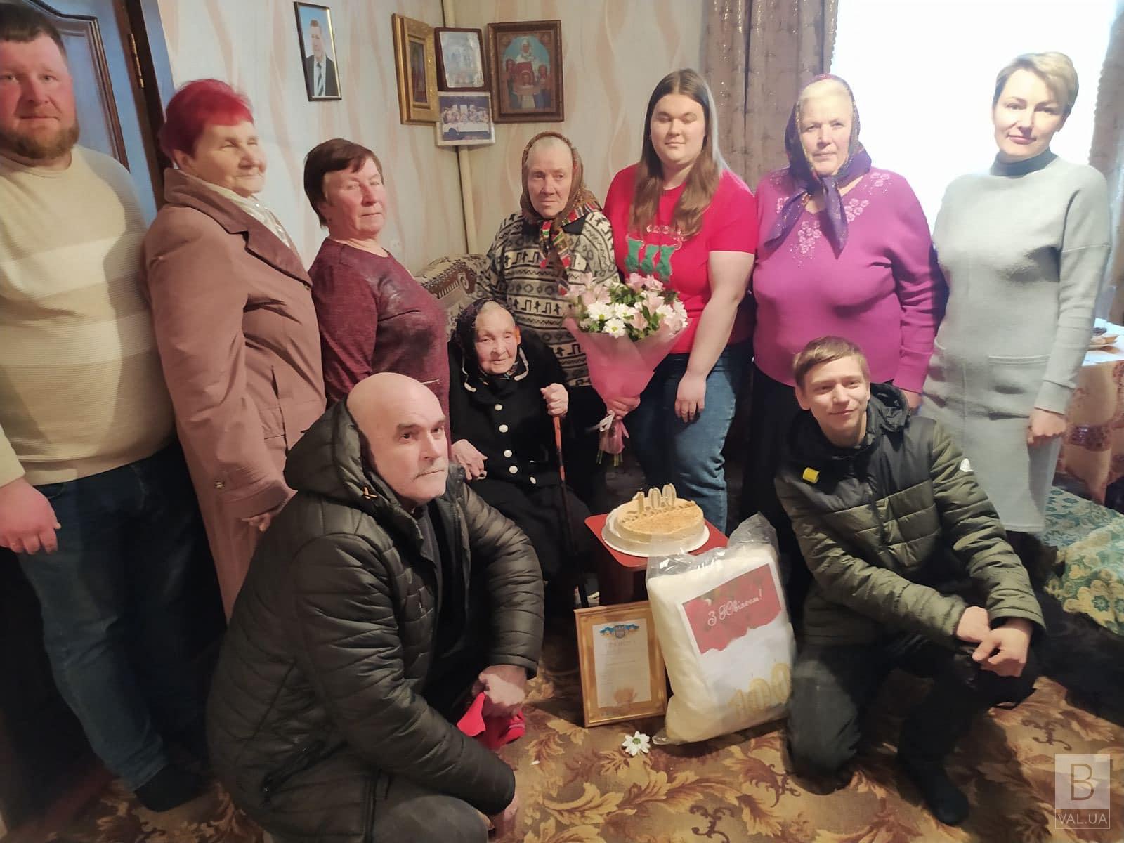 Жителька Чернігівщини відзначила 100-й день народження