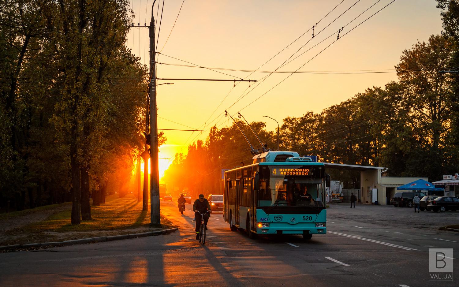 У Чернігові 11 липня тролейбуси №4 та №7 не курсуватимуть