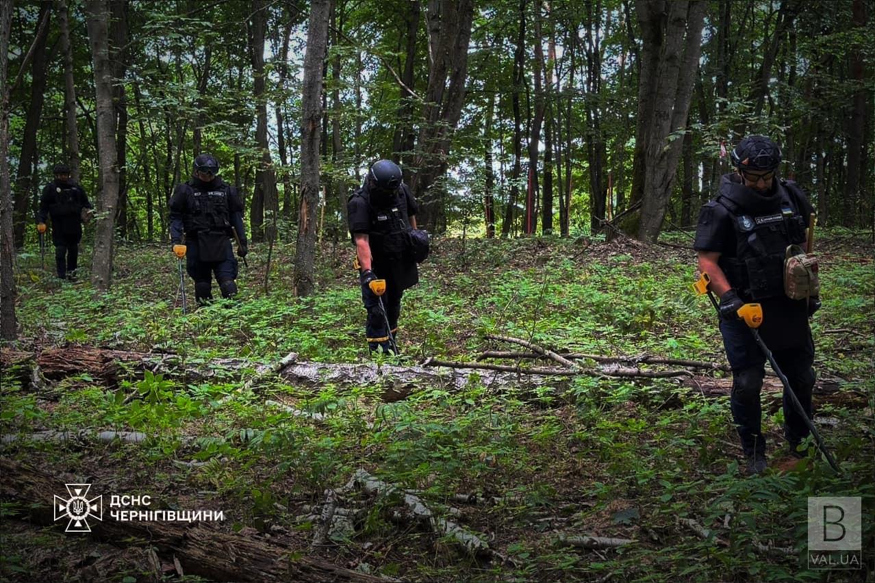  На Чернігівщині триває розмінування територій