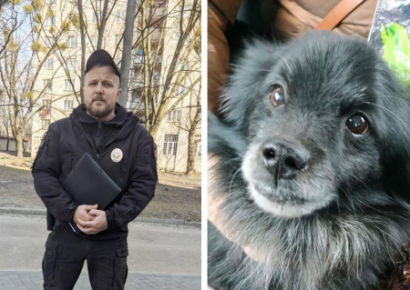 Чернігівський дільничний поліцейський допоміг врятувати життя собаки