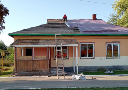 У селі Іванівка на Чернігівщині розпочали відбудову шкільної їдальні, яка була зруйнована росіянами